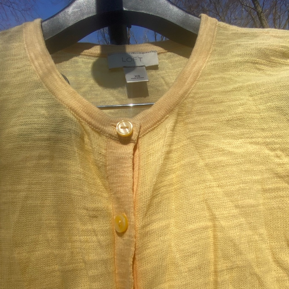 BUY1 GET1 FREE🌺 Beautiful thin yellow cardigan